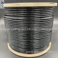 3.18mm Aircraft Cable 4.76mm BLACK TPU COATED GYM STEEL CABLE Manufactory